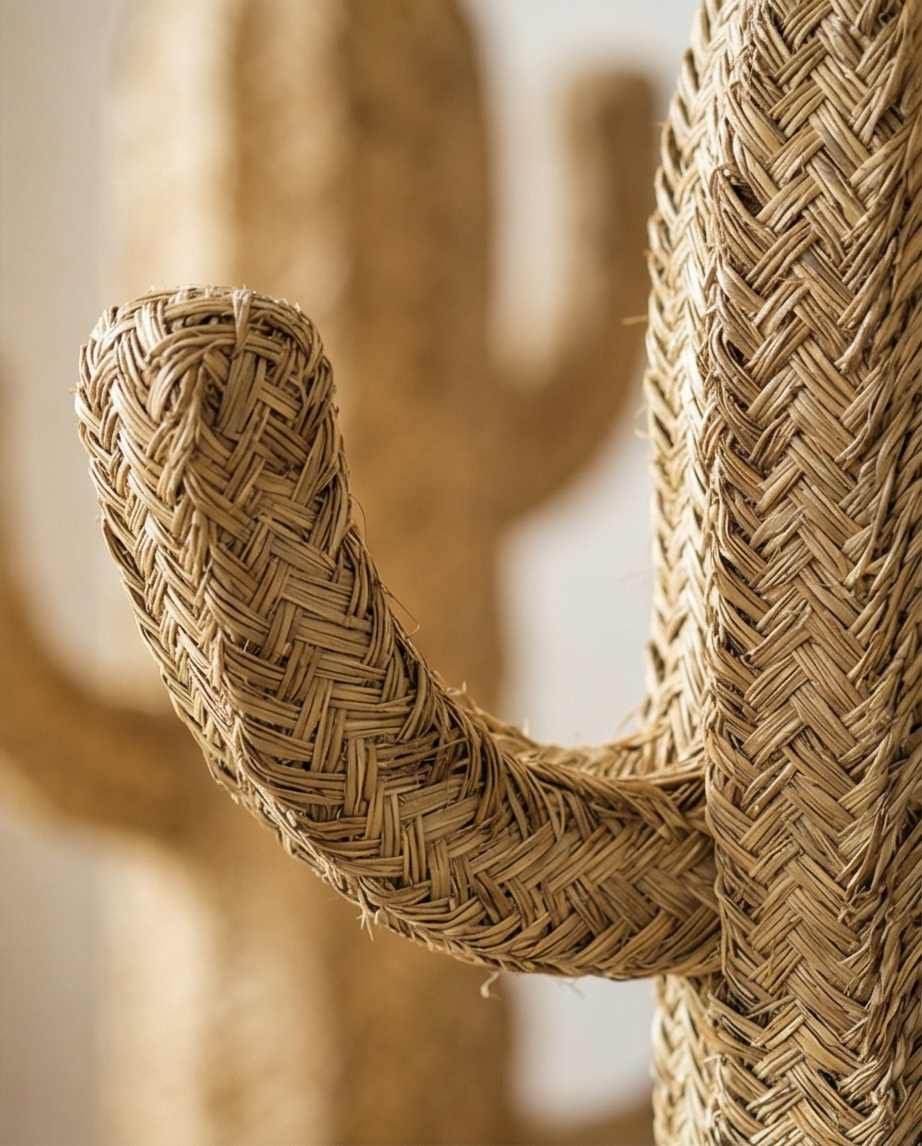 Deko Kaktus aus Raffia 140 cm – Bild 2