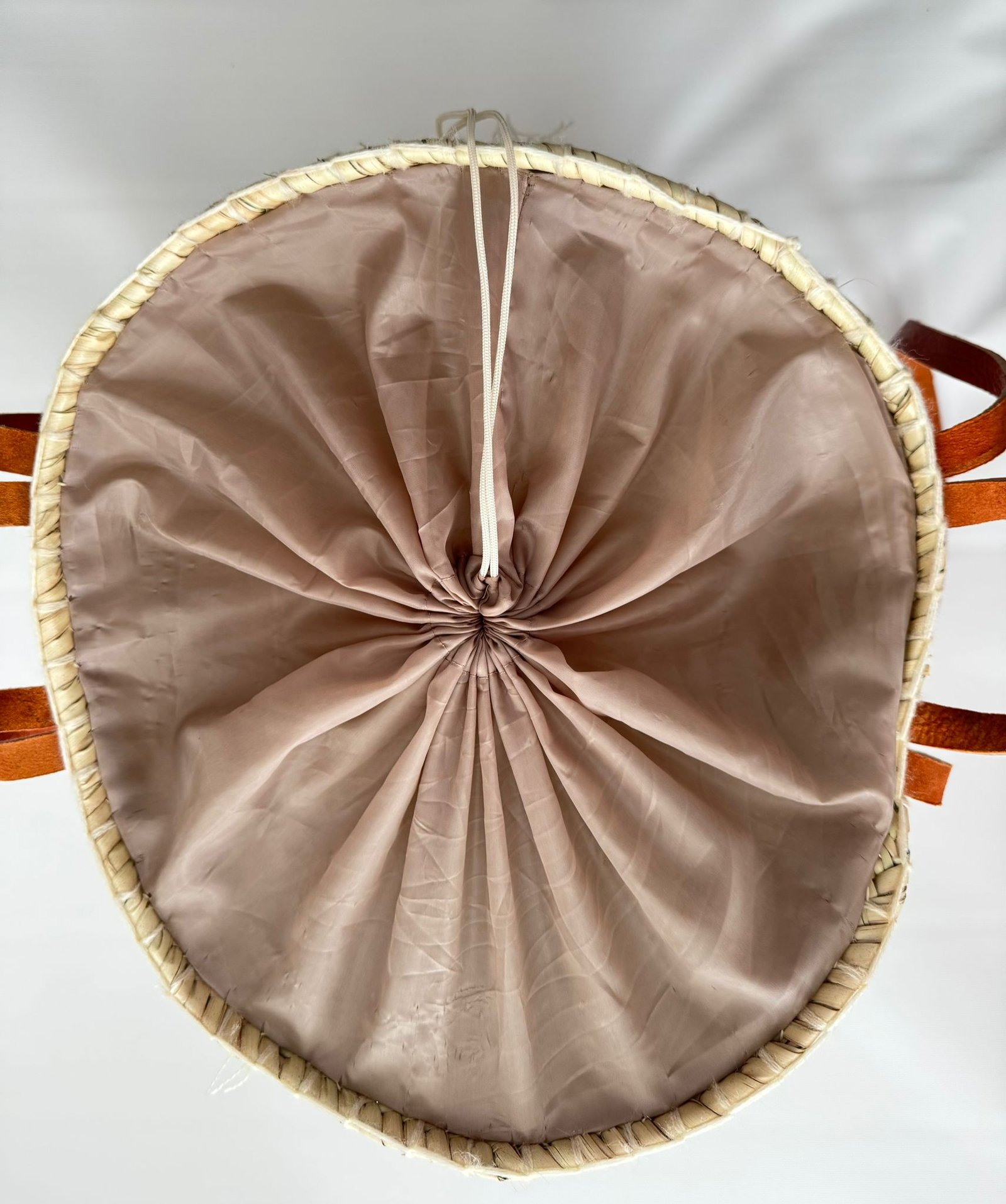 Boho Korbtasche mit Fransen – Bild 3